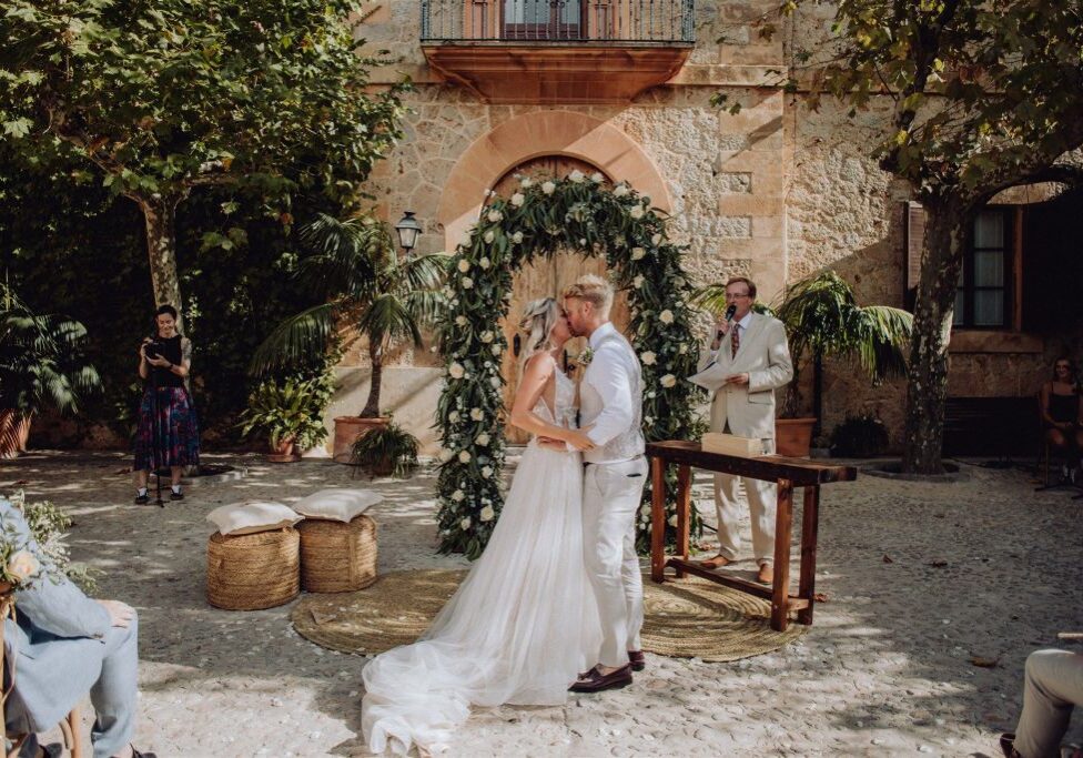 Wedding ceremony in Mallorca
